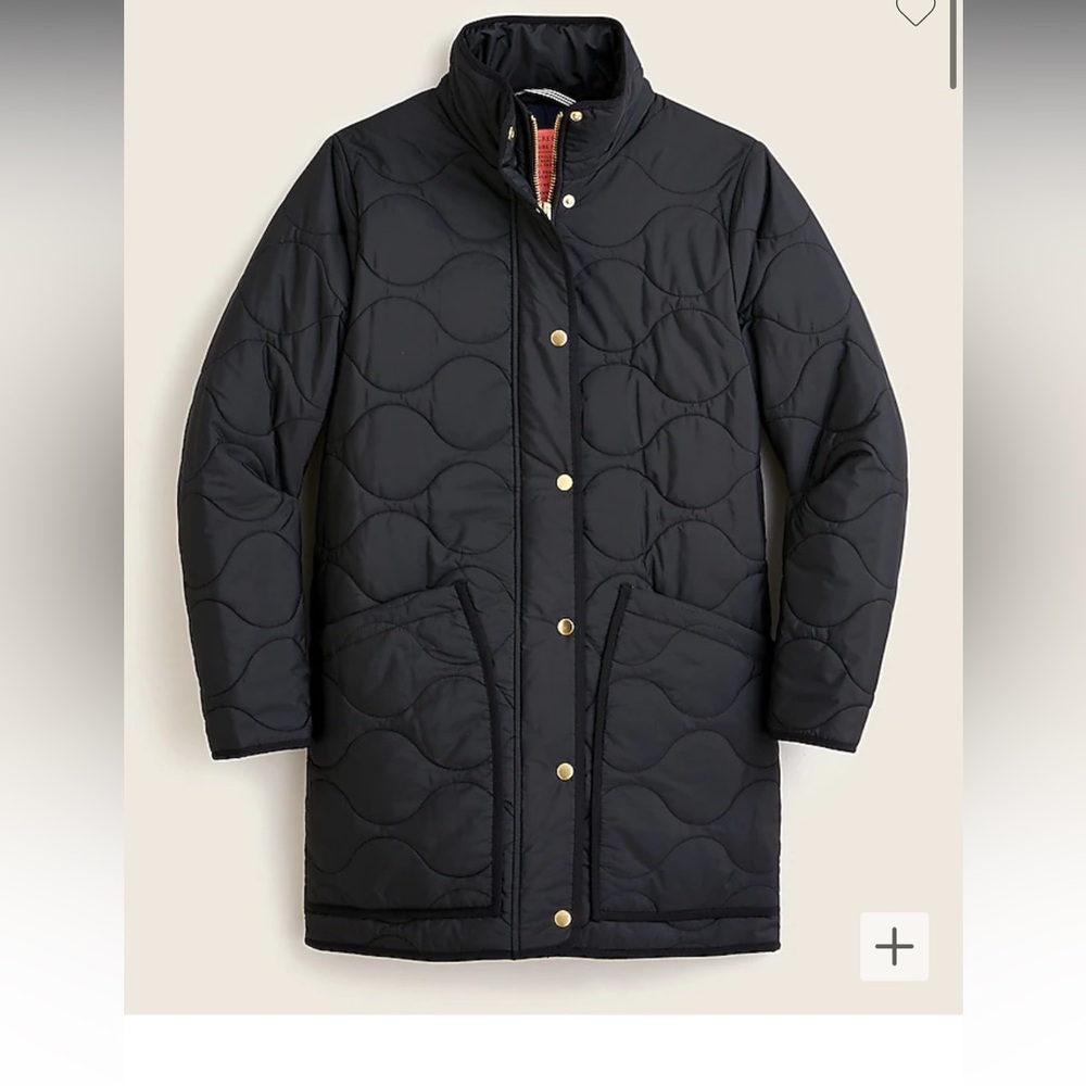 Jcrew quilted cocoon puffer coat